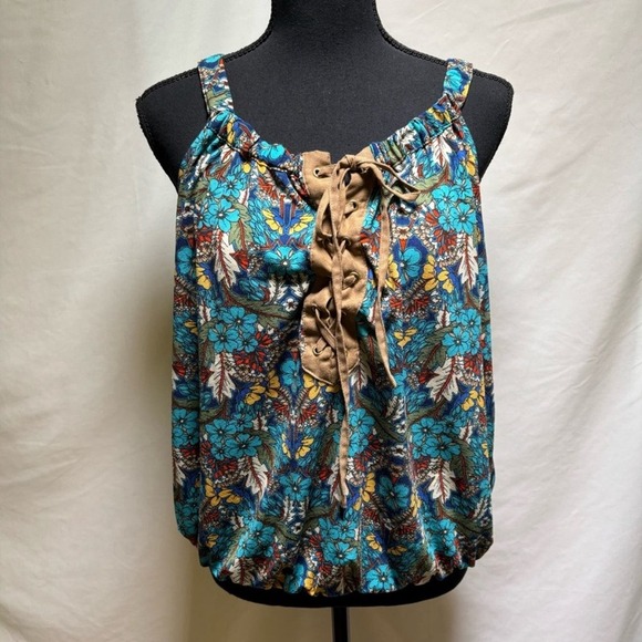 Cato Tops - Cato Sleeveless Boho Top Size L